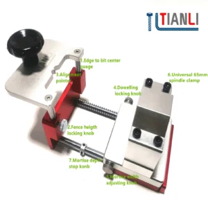 Tianli Handheld Mortiser floating tenon jig for Makita/DeWalt trim router